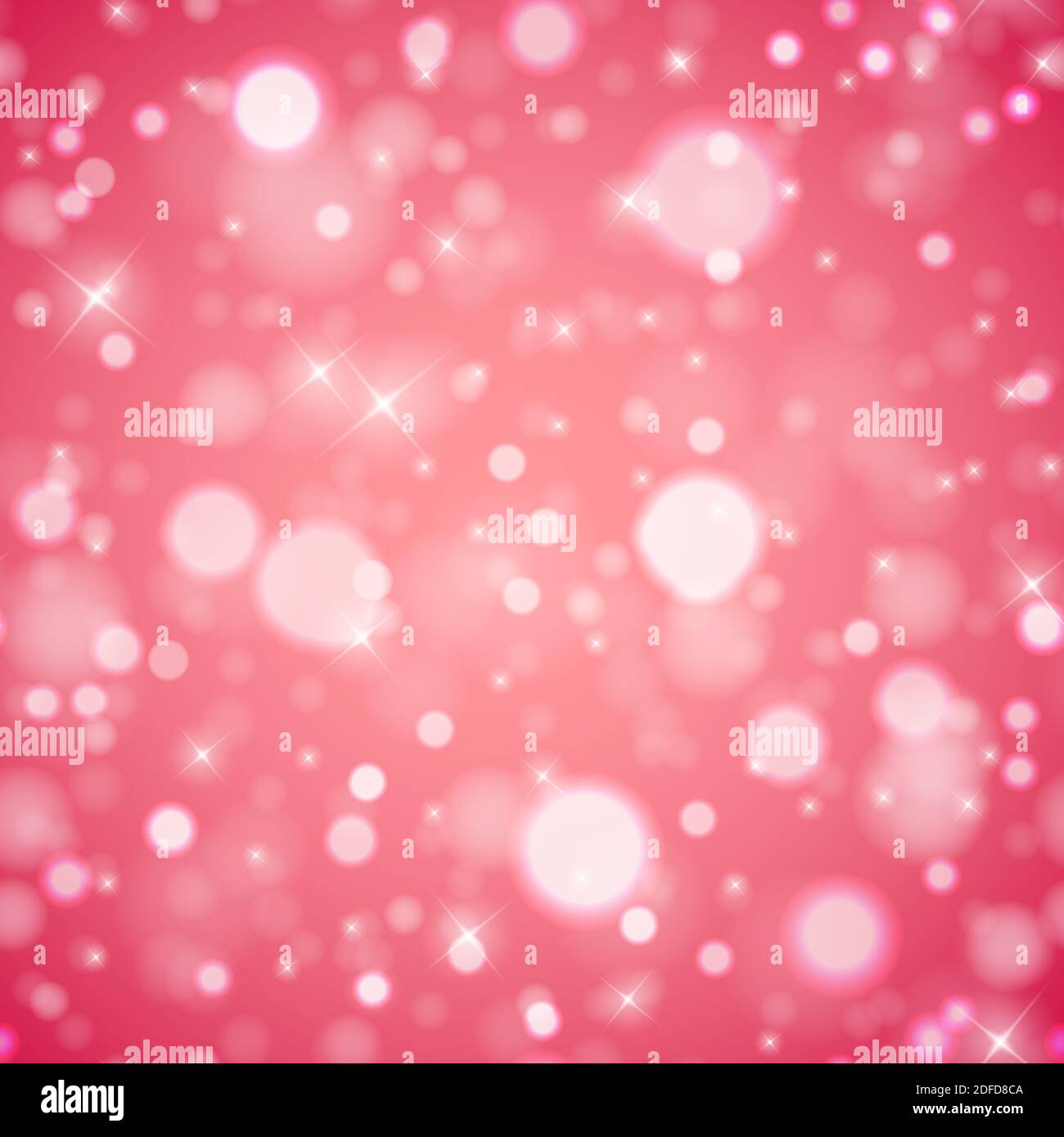 Colorful pink background with sparkles. Seamless pattern. Vector Illustration. Stock Vector