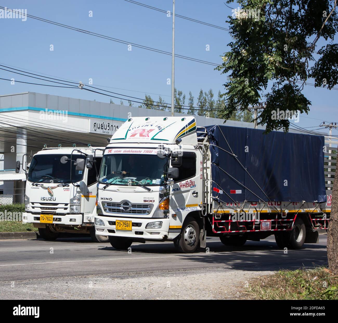 Chiangmai, Thailand November 12 2020 Truck of Nim See Seng Transport