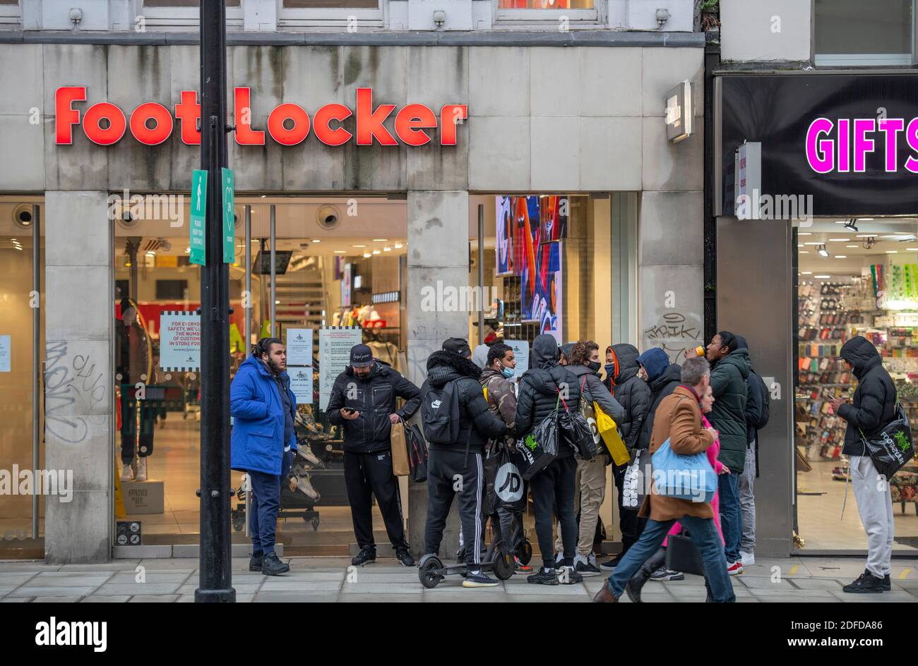 At foot locker in oxford street hi-res stock photography and images - Alamy