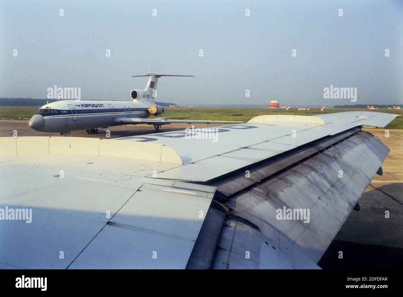 Airport, Moscow, CEI, former USSR, 1992 Stock Photo