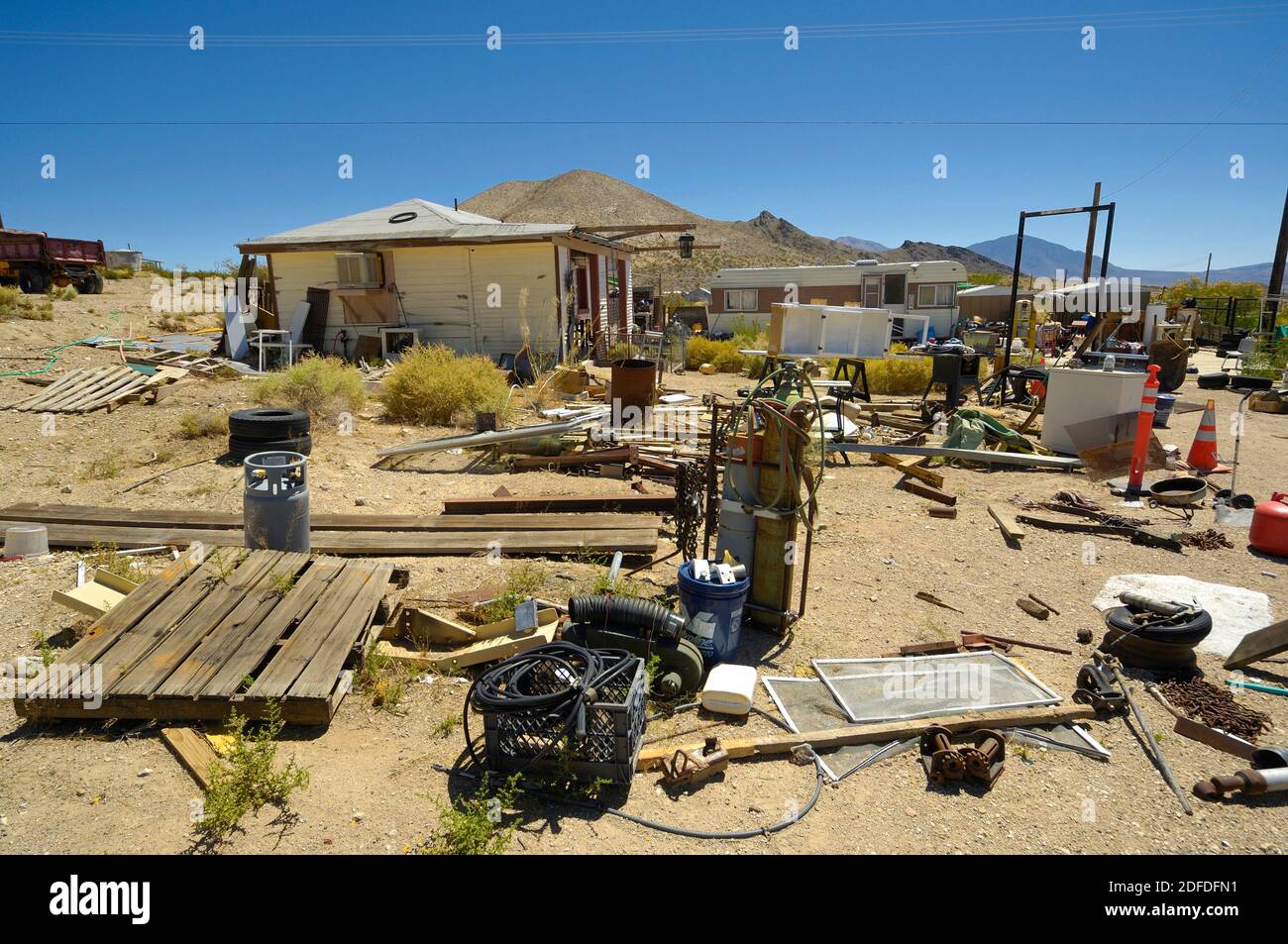 Darwin ghost town, California, USA Stock Photo Alamy