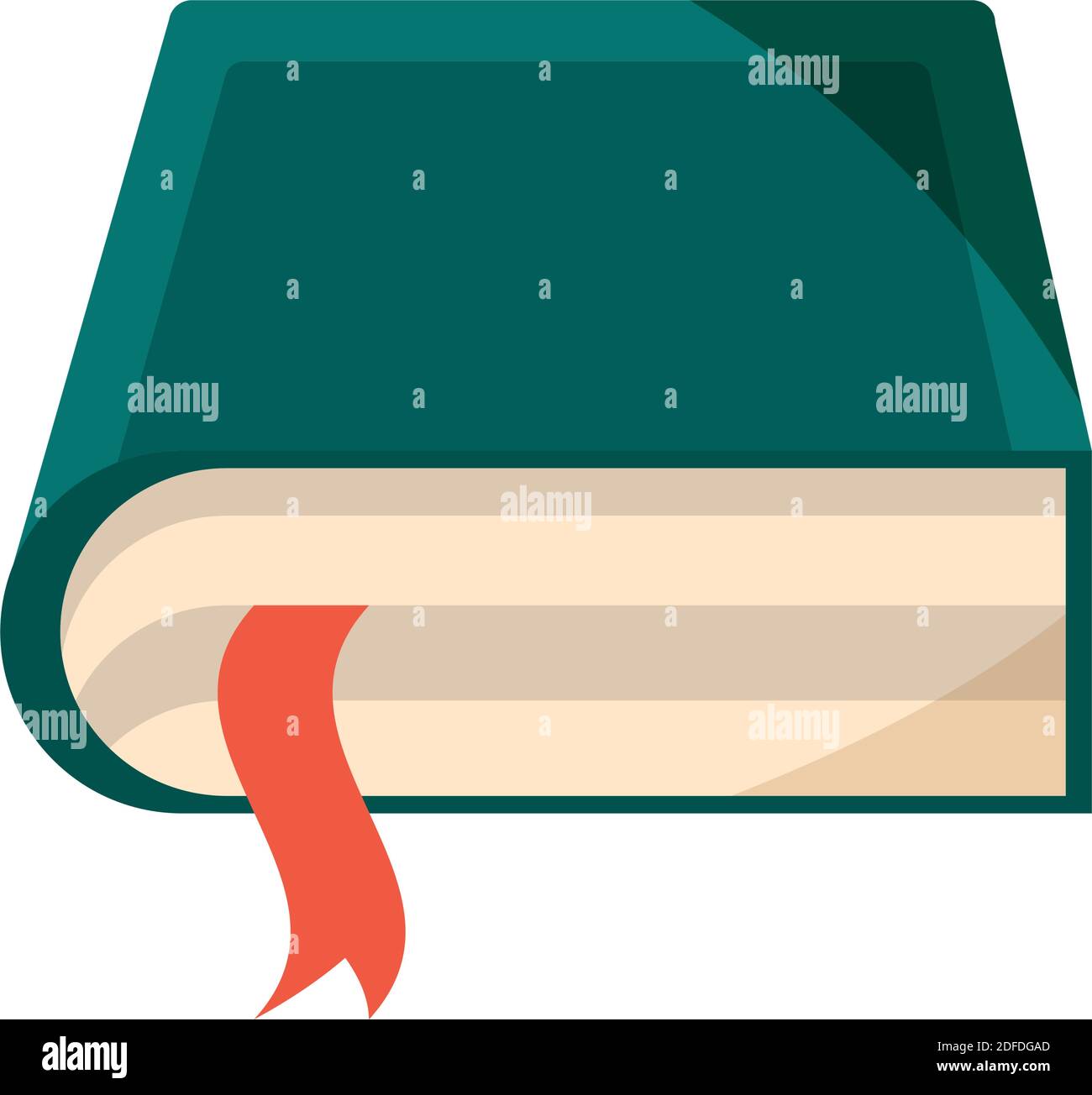 book bookmark literature reading and learning vector illustration Stock ...