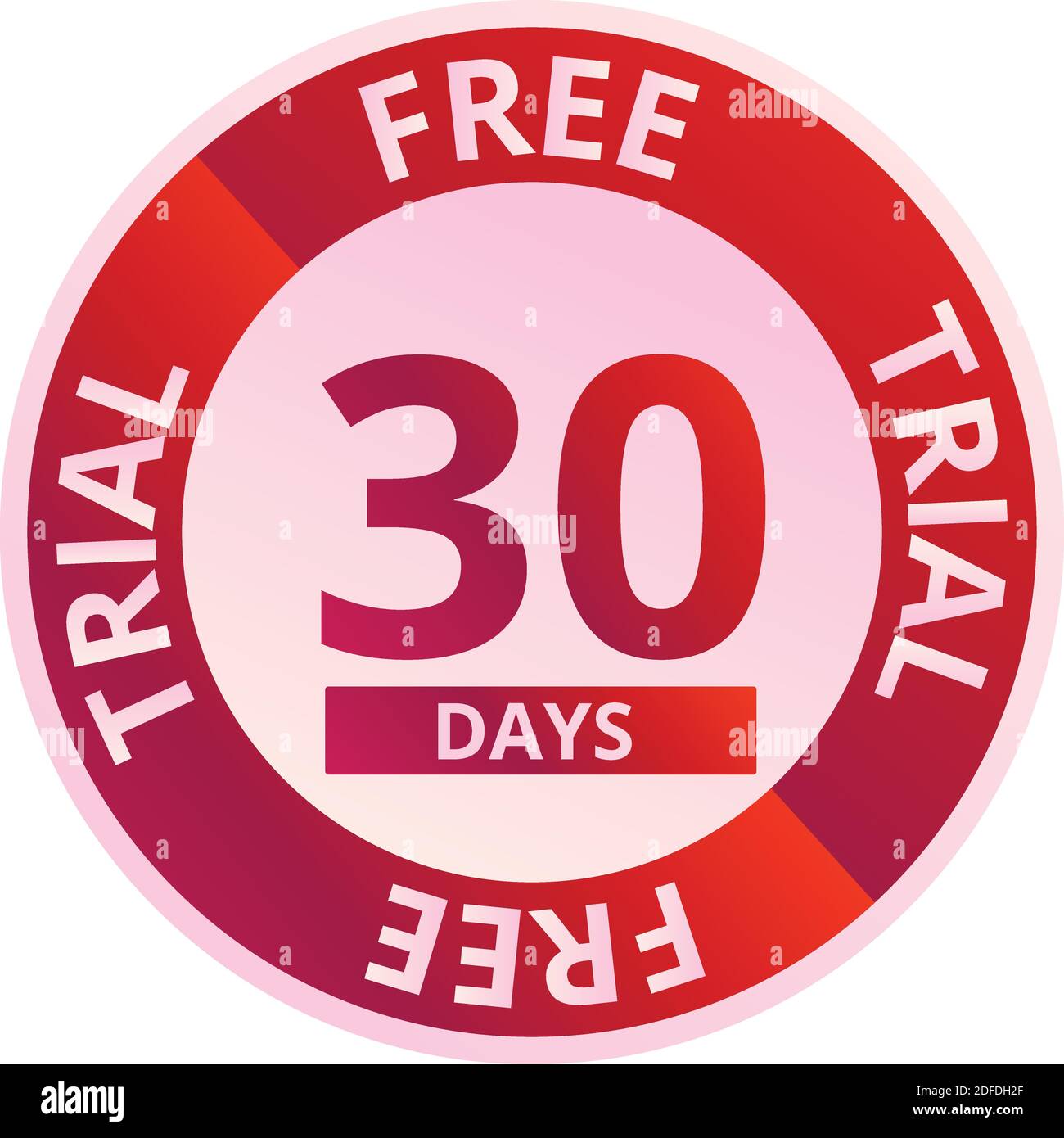 Free Trial 30 Days Icon Cartoon Of Free Trial 30 Days Vector Icon For Web Design Isolated On White Background Stock Vector Image Art Alamy