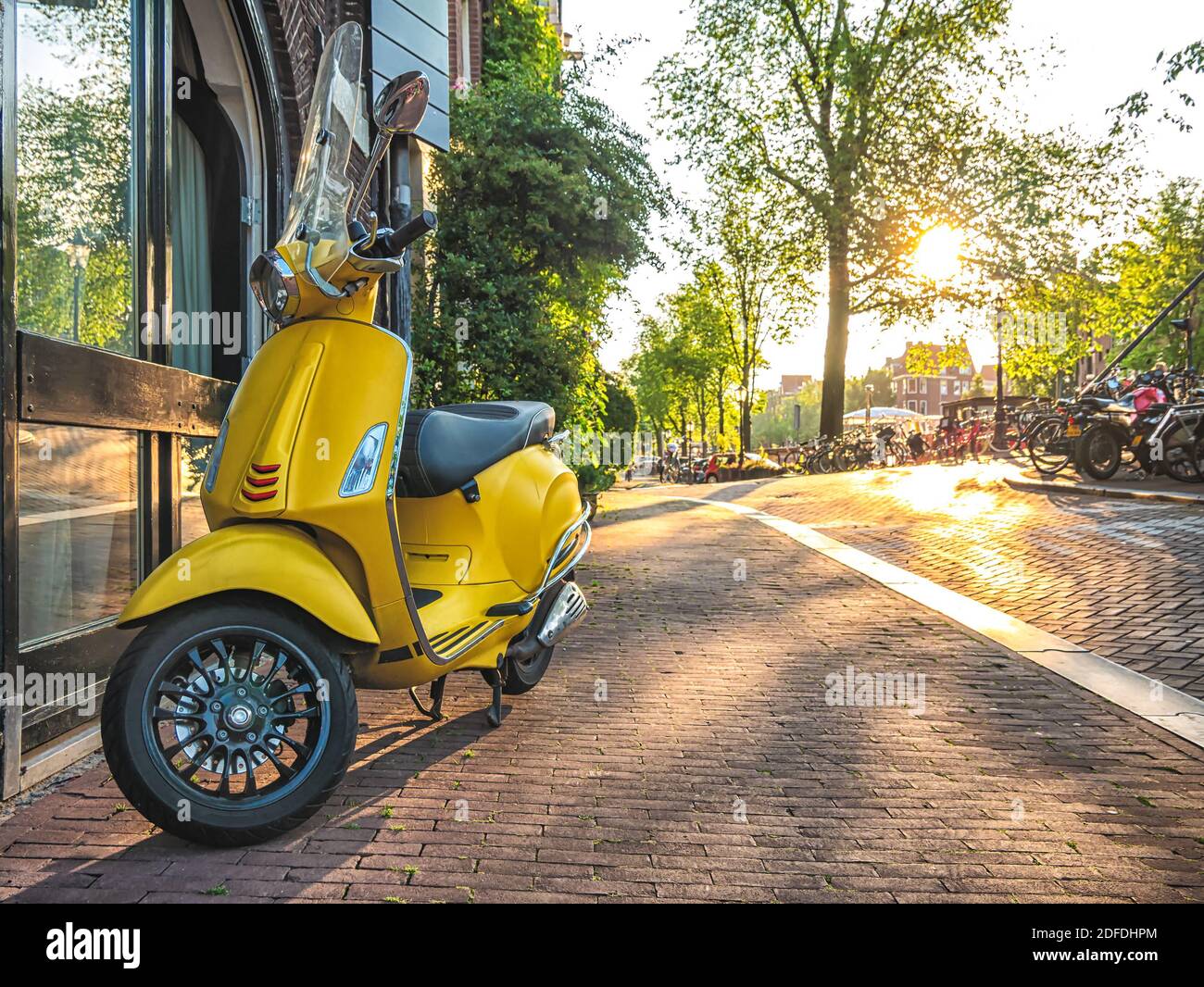 Gucci Vespa on the streets of Amsterdam is today's virtual…