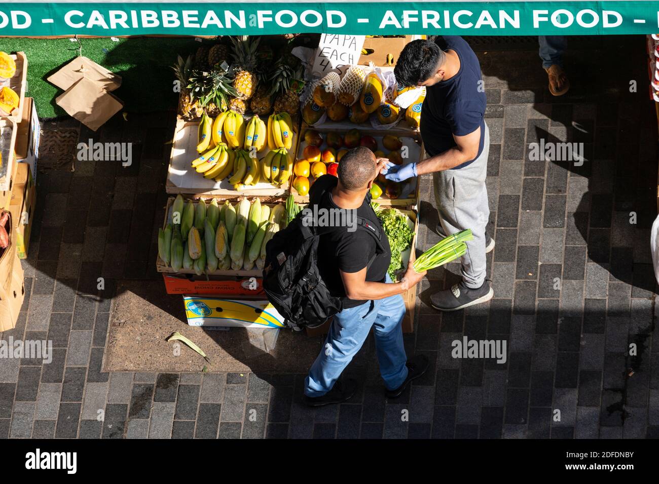 African food stall london hi-res stock photography and images - Alamy