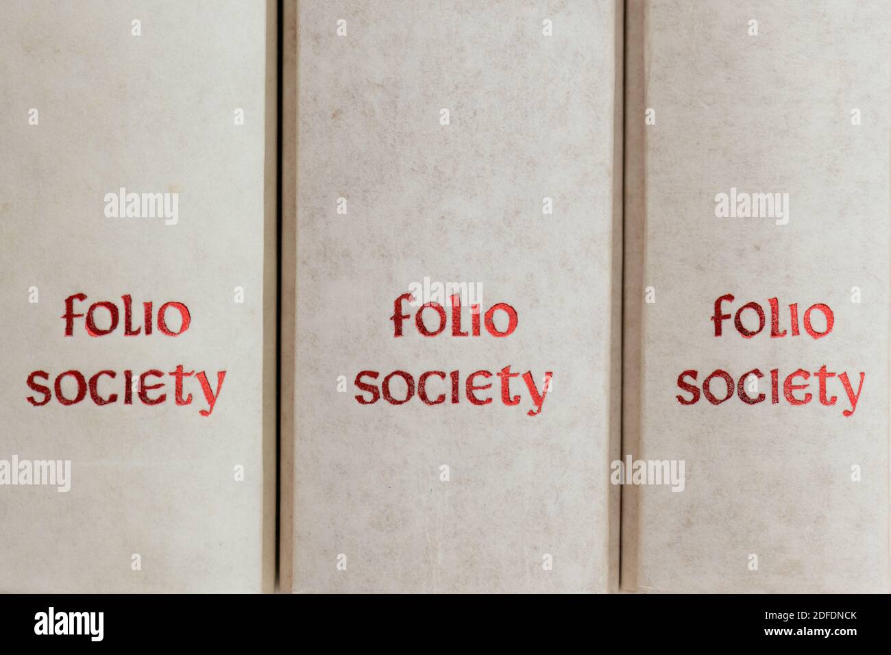 Folio society hardback books Stock Photo