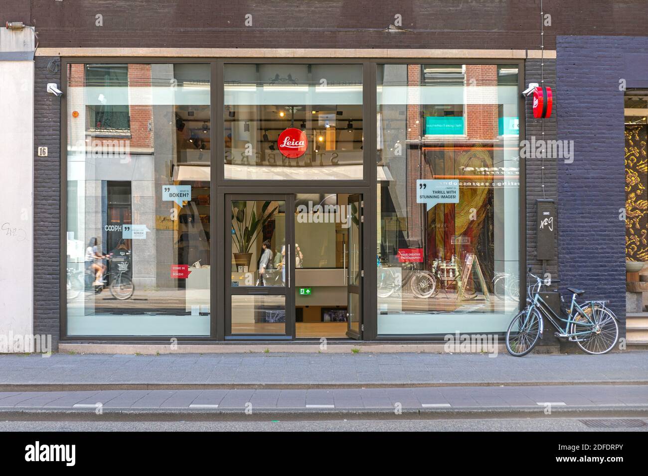 Amsterdam, Netherlands - May 15, 2018: Official Leica Camera Shop in  Amsterdam, Holland Stock Photo - Alamy