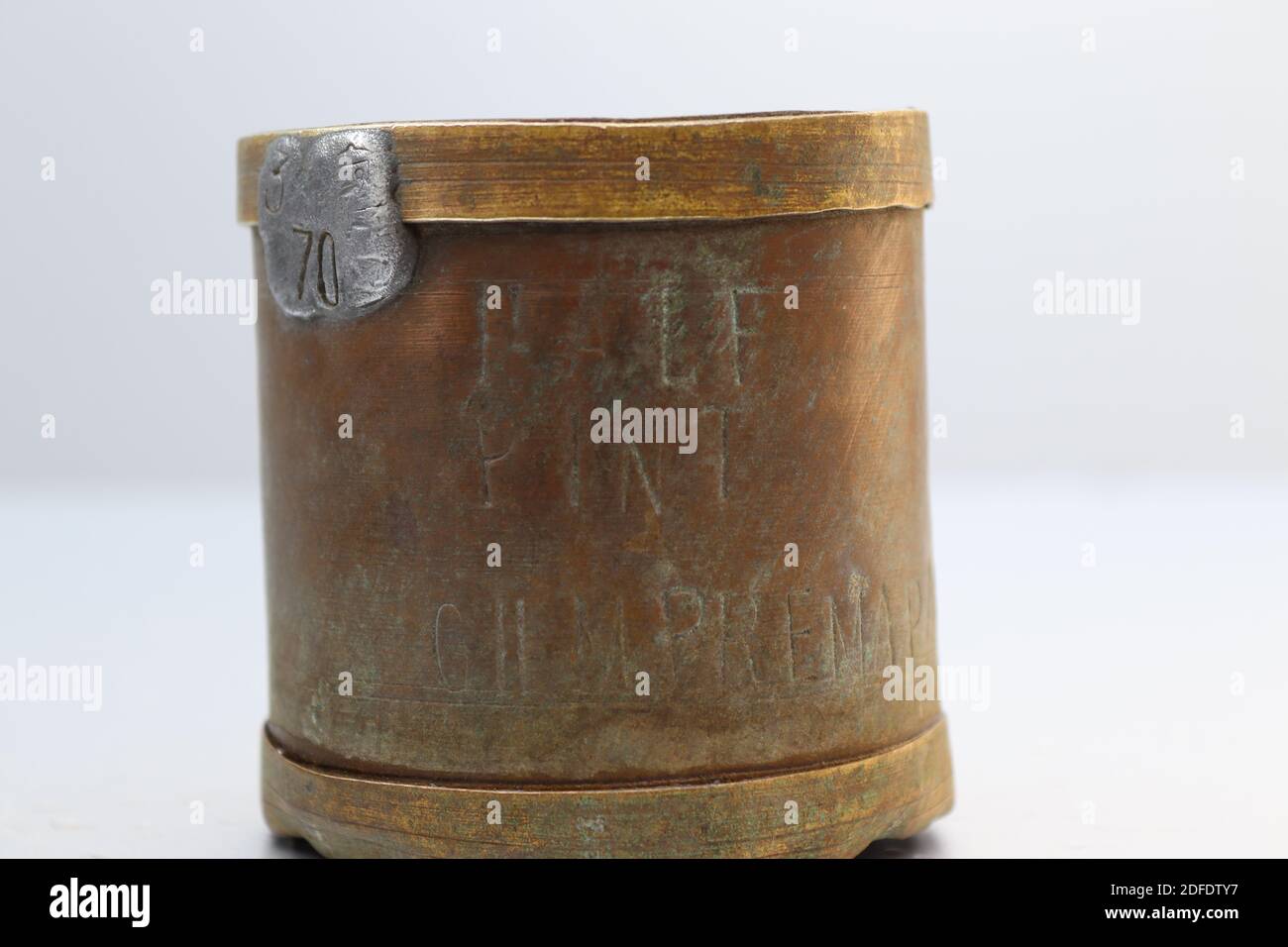 An old English measuring two units are here. These measuring units are mostly used for rice or other grains in the past or before metric system. Stock Photo