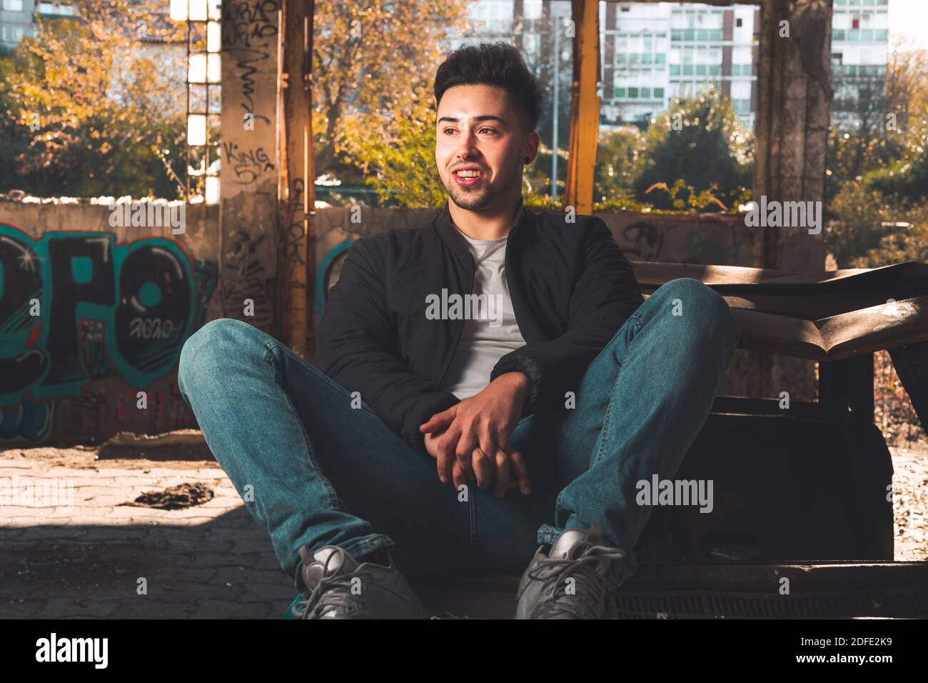 Only one young man hi-res stock photography and images - Alamy