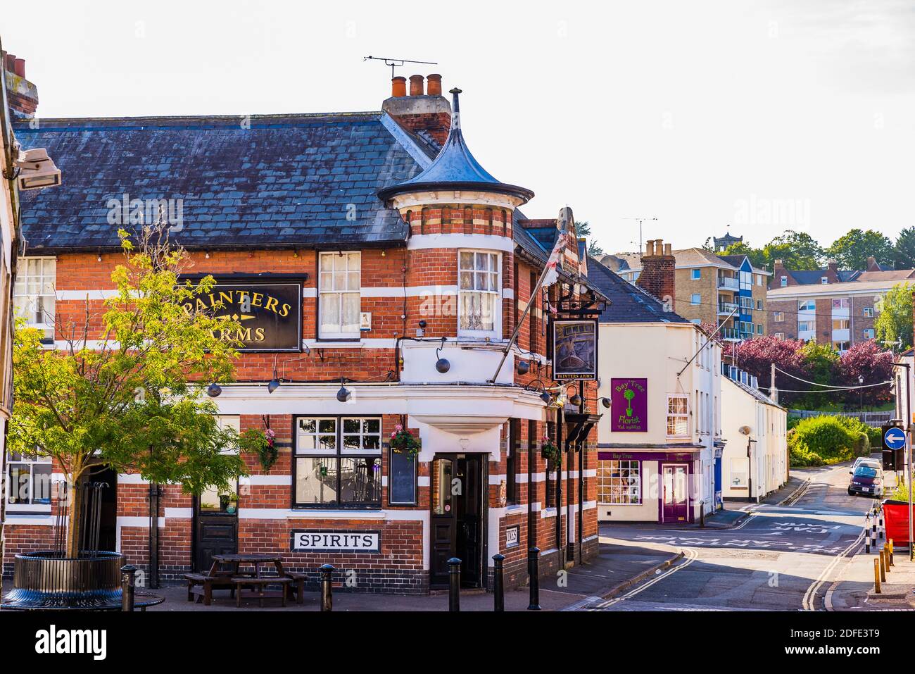 The Painters Arms, Sports Bar, Cross St. Cowes, Isle of Wight, England, United Kingdom, Europe Stock Photo