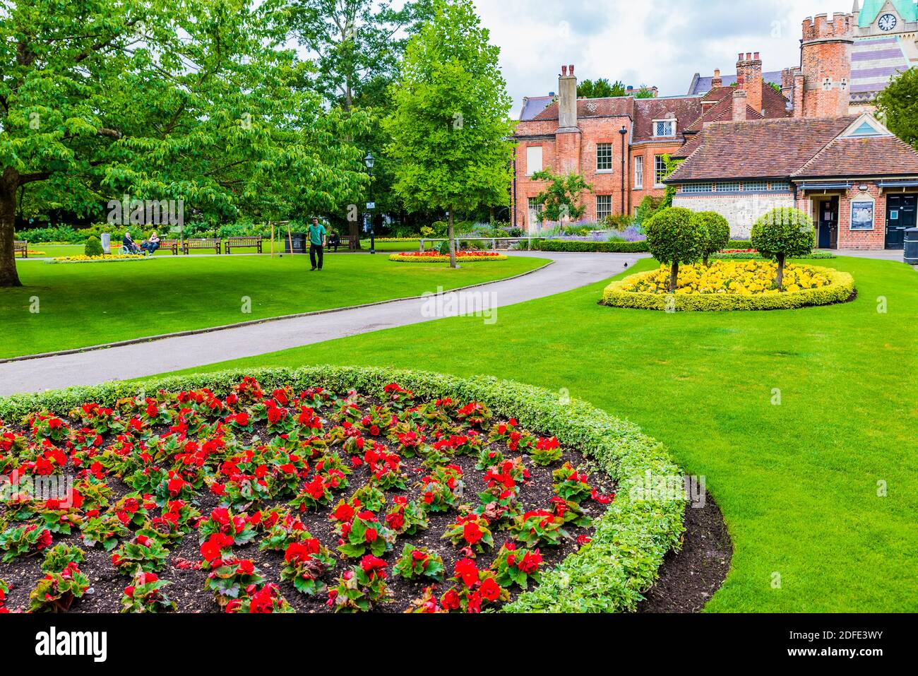 Abbey Gardens. Winchester, Hampshire, England, United Kingdom, Europe