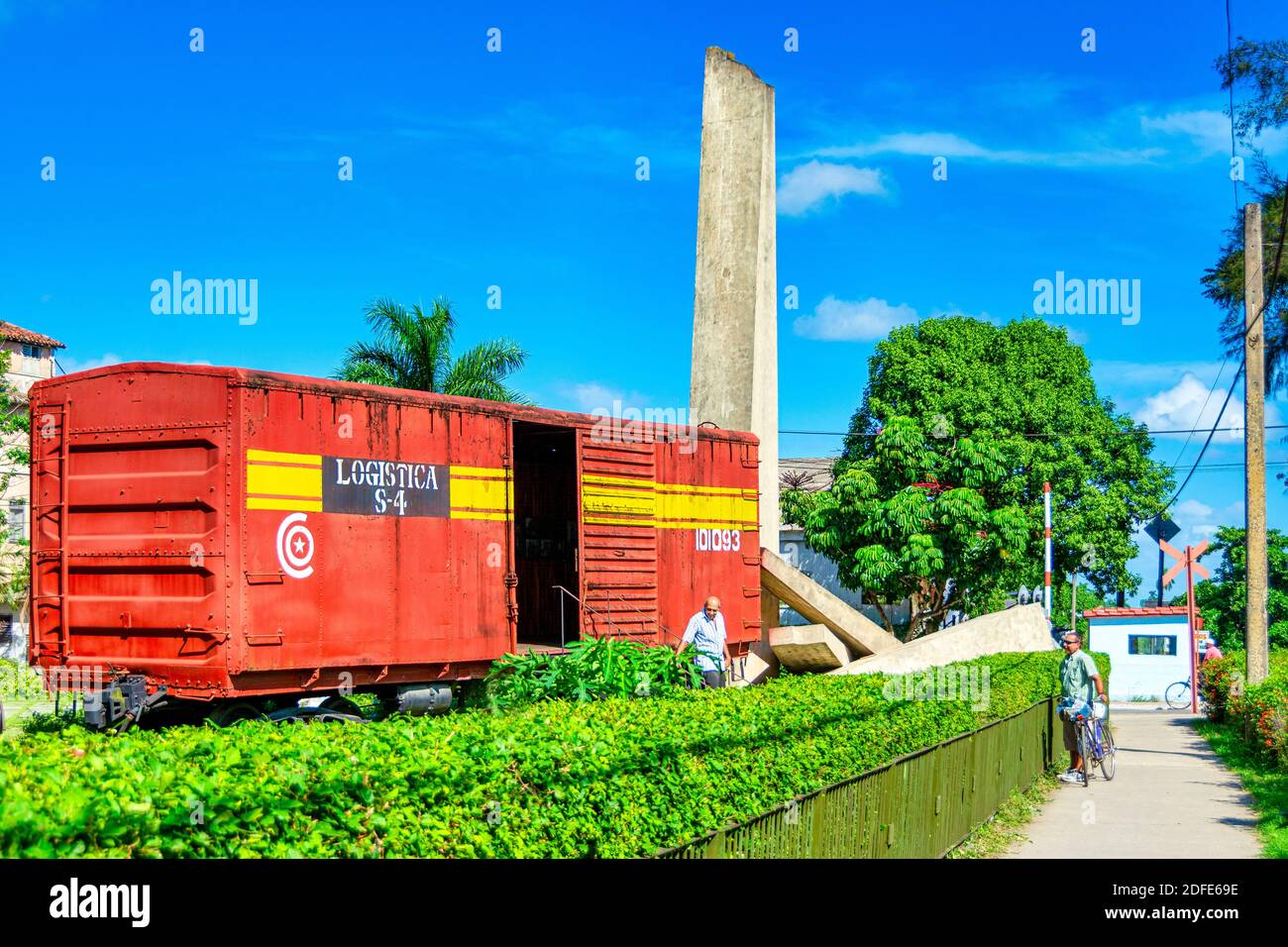 Armoured Train Monument in Santa Clara, Cuba Stock Photo