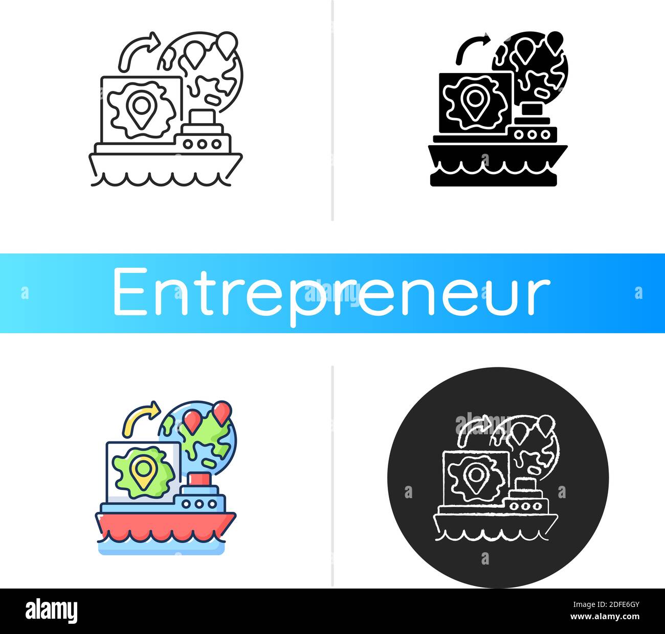 Export icon Stock Vector