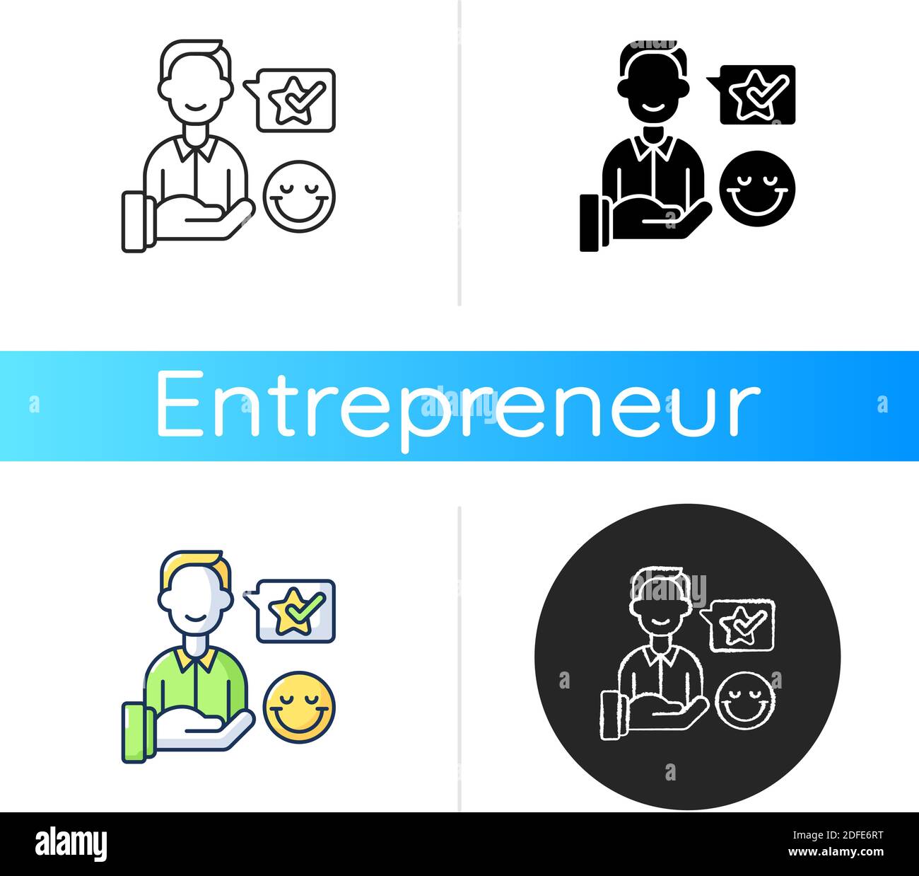 Customer satisfaction icon Stock Vector Image & Art - Alamy