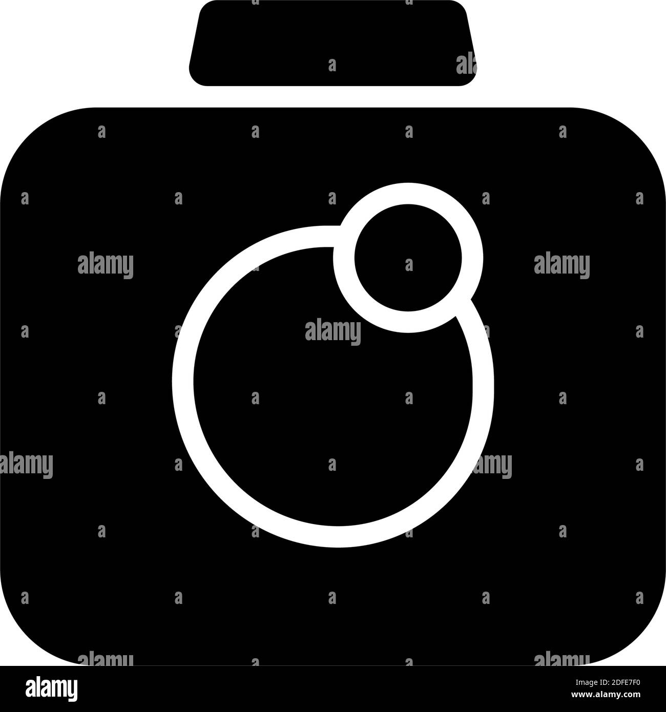 Camera app black glyph icon Stock Vector Image & Art Alamy