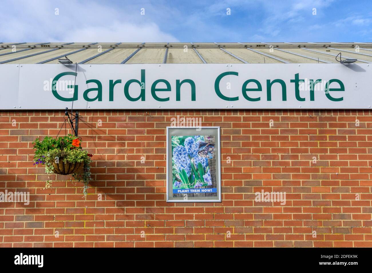 Sign for a Garden Centre Stock Photo - Alamy
