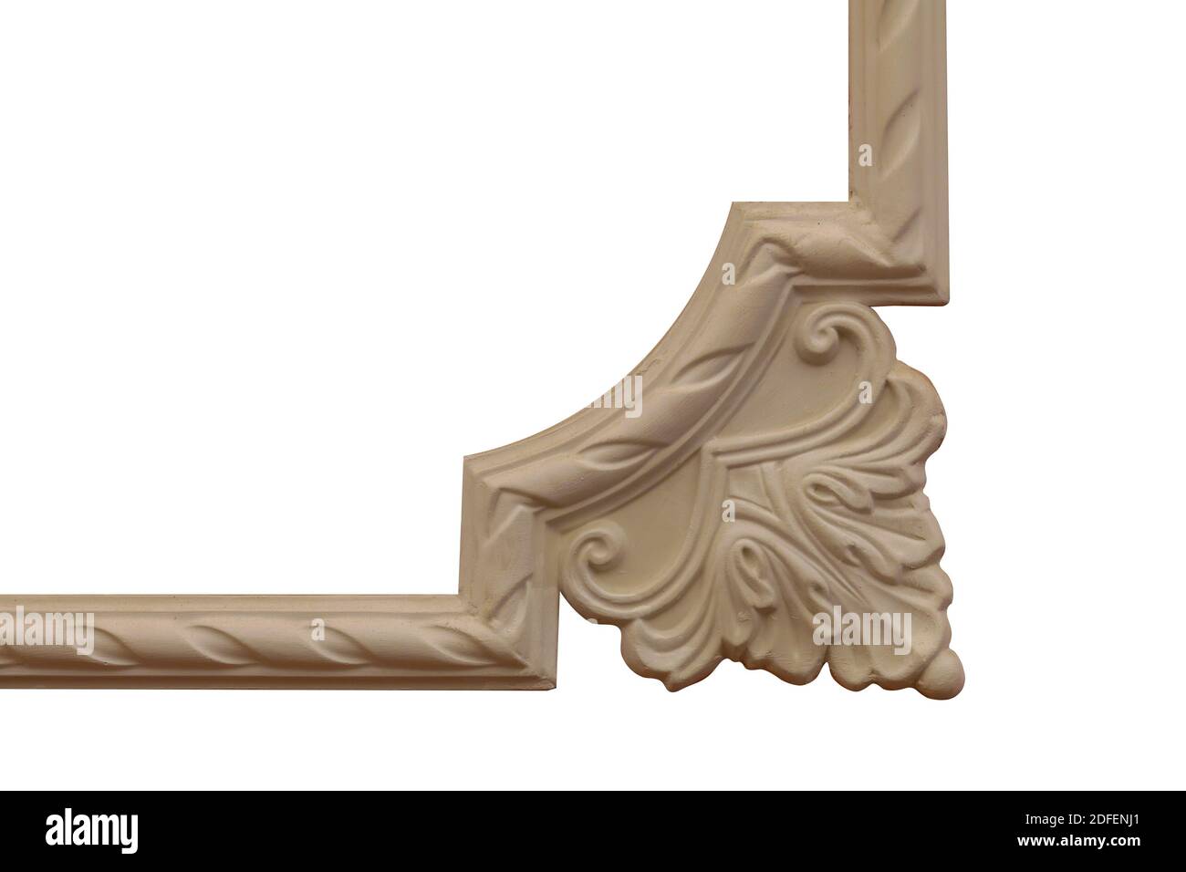 Decorative plaster moldings on the wall Stock Photo Alamy