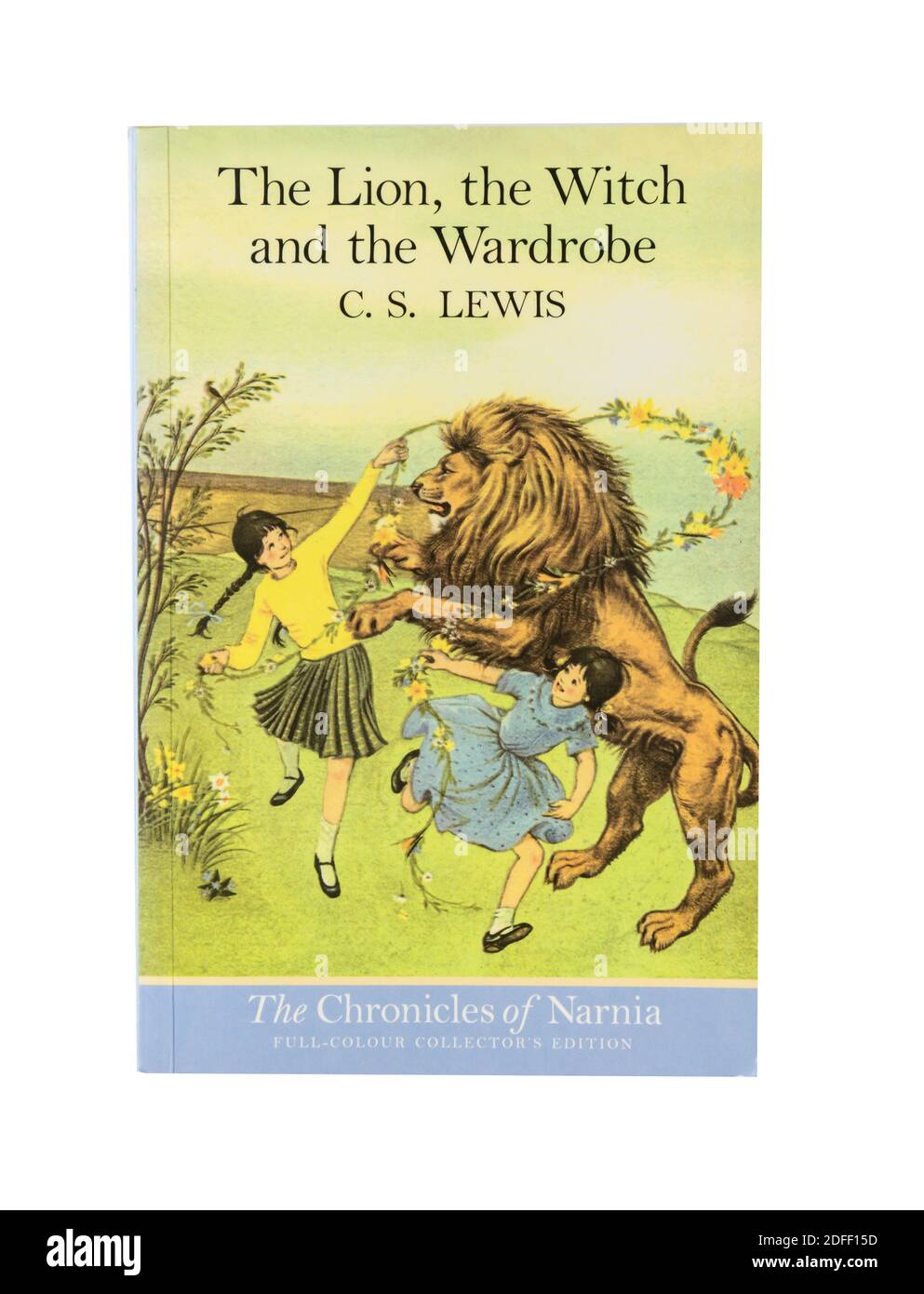 The Lion, the Witch and the Wardrobe children's book by C.S.Lewis, Greater London, England, United Kingdom Stock Photo