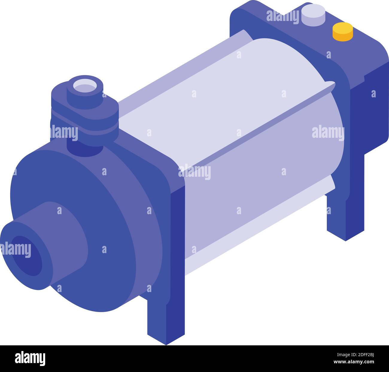 Compressor air pump icon. Isometric of compressor air pump vector icon ...