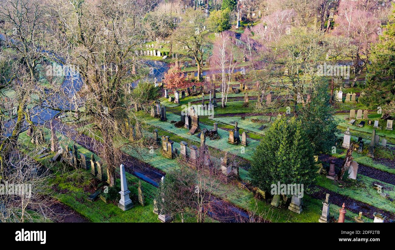Aerial view of cemetery hires stock photography and images Alamy