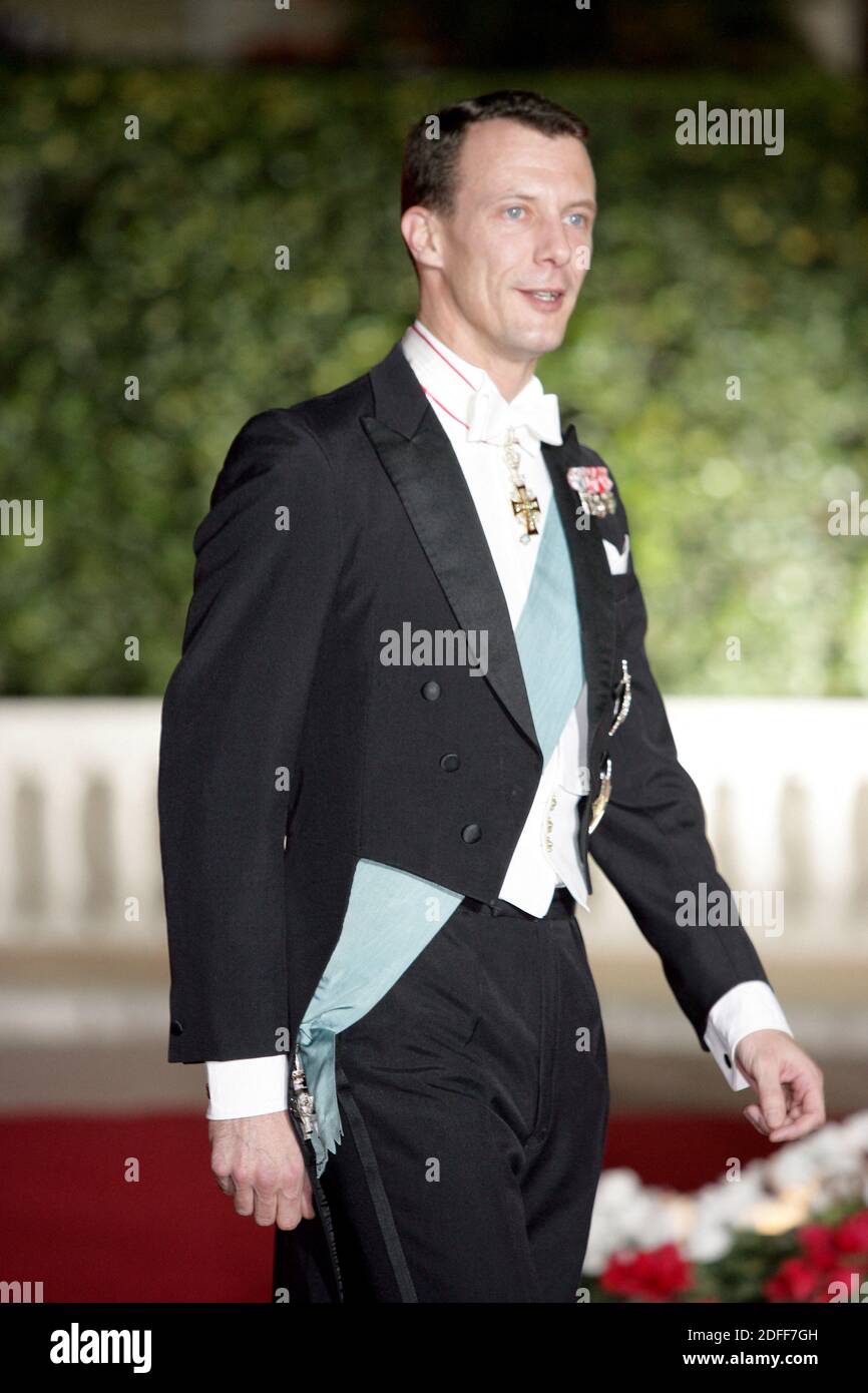 File photo Prince Joachim of Denmark arrives for the enthronement