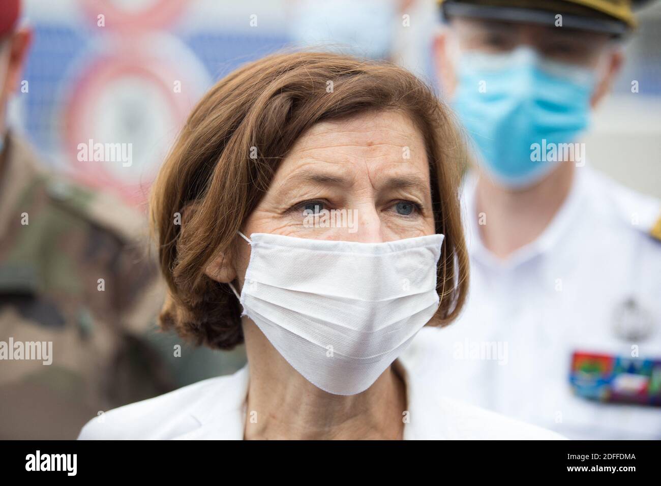 Florence Parly, Minister of the Armed Forces go to the Gare de Lyon ...