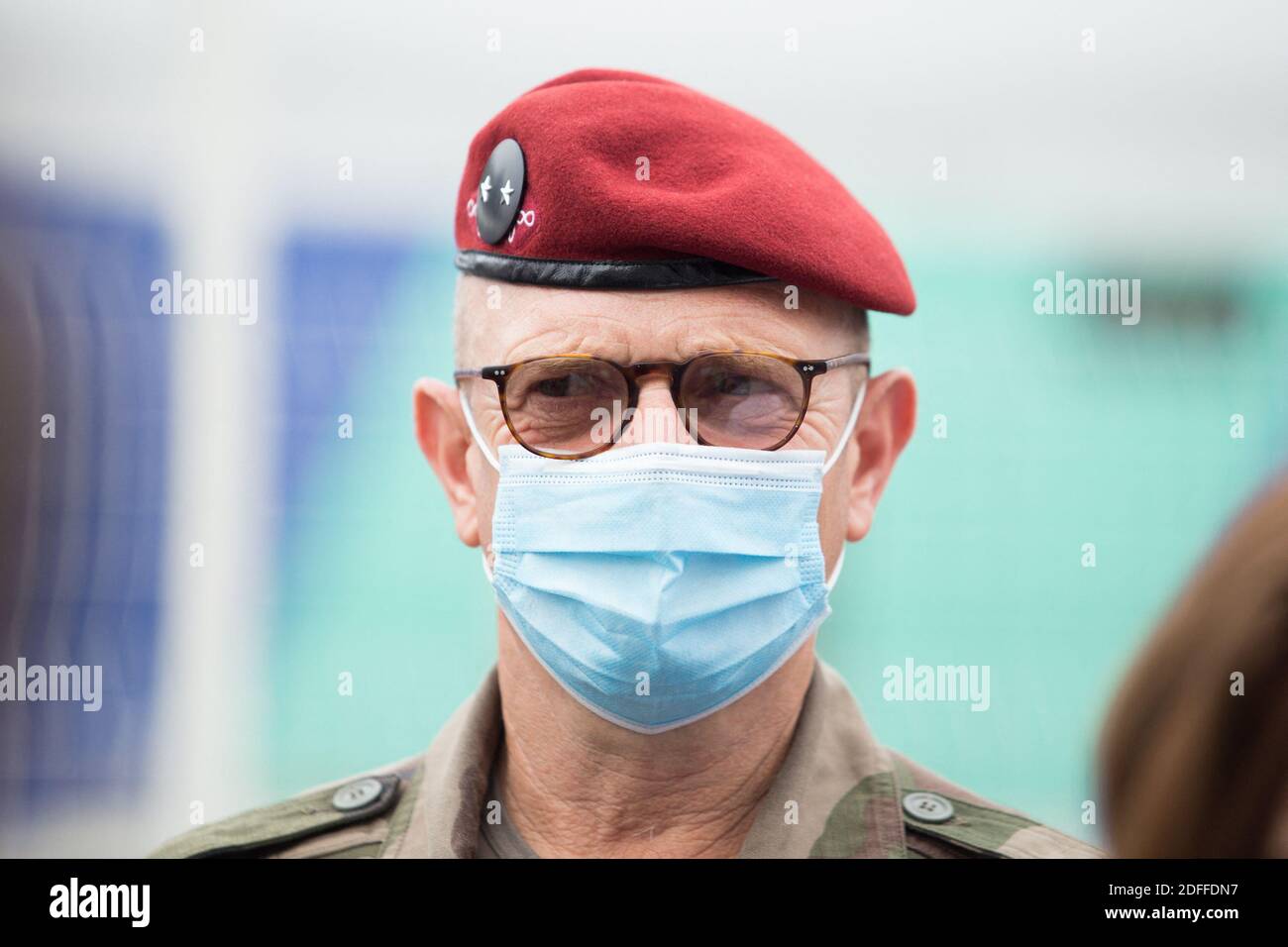 Brigadier General Guillaume Bailleux De Marisy Go To The Gare De Lyon Paris To Meet The Soldiers Of Operation Sentinel On This Day Of Great Departure On Vacation On July 31