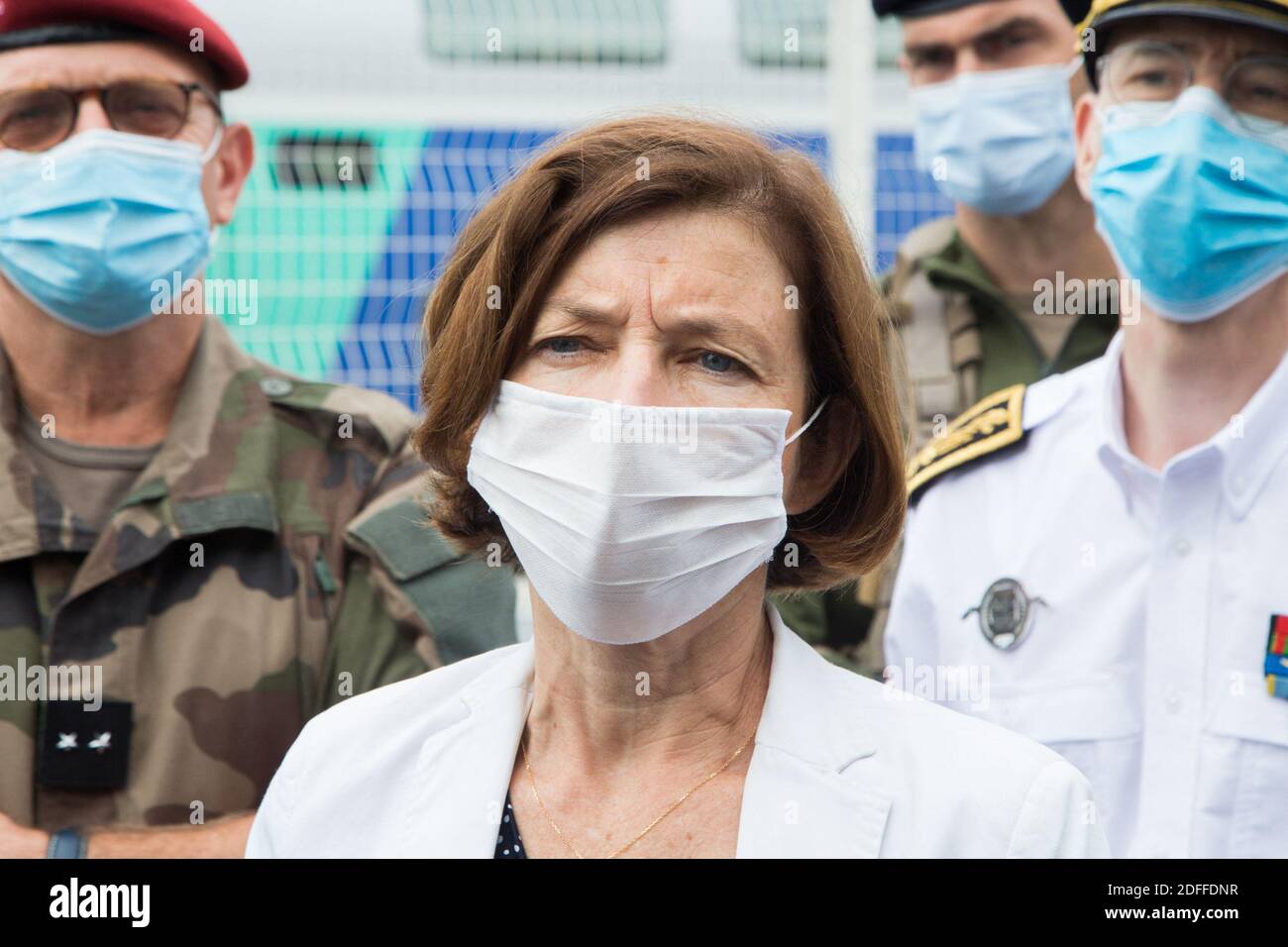 Florence Parly, Minister of the Armed Forces go to the Gare de Lyon ...