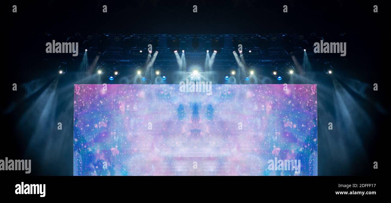 Abstract texture background for design. Stage light and smoke on stage ...