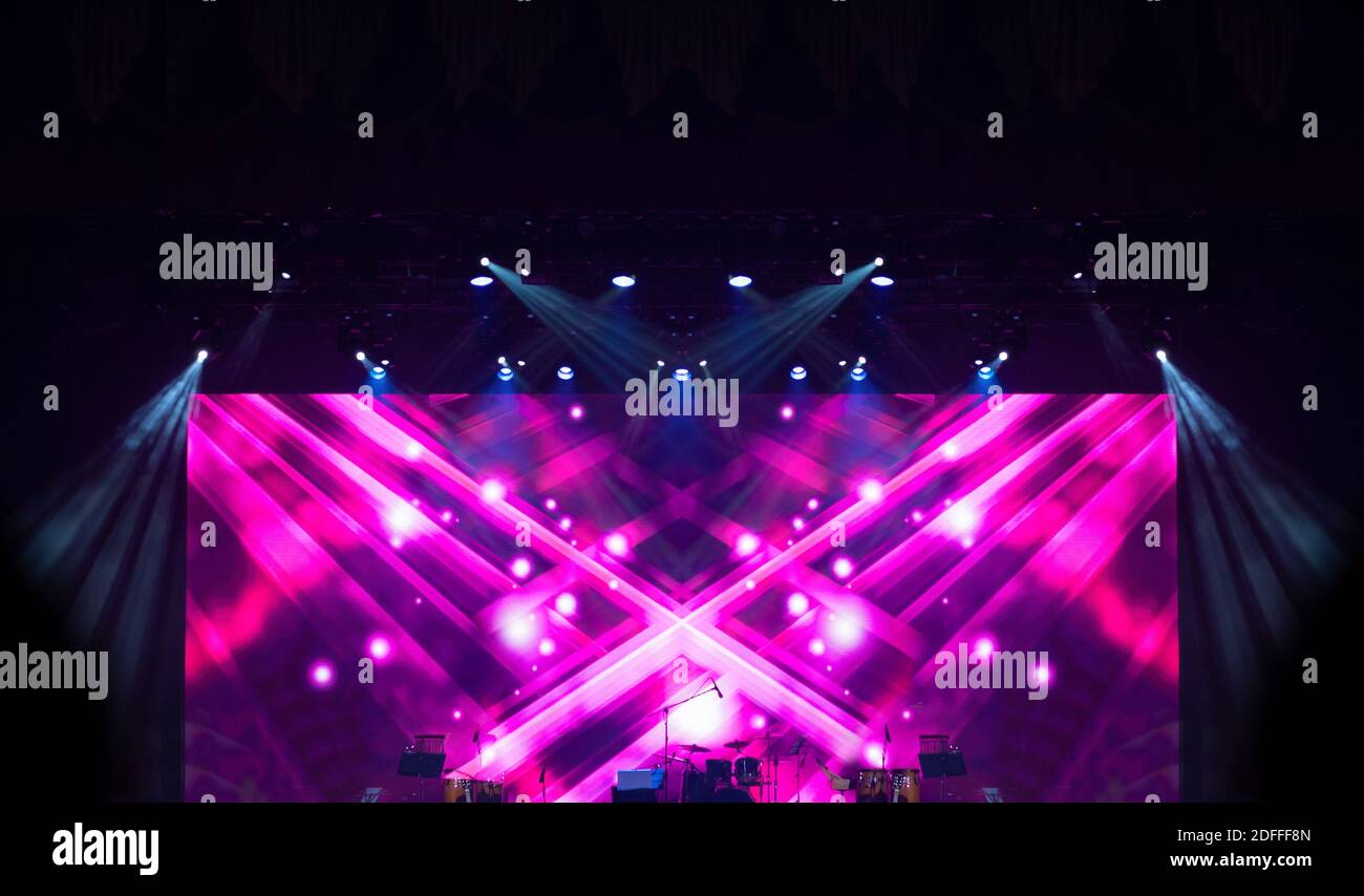 Abstract texture background for design. Stage light and smoke on stage ...
