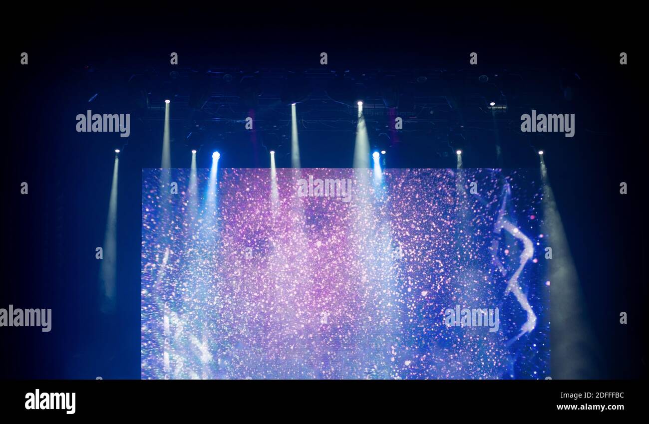 Abstract texture background for design. Stage light and smoke on stage ...