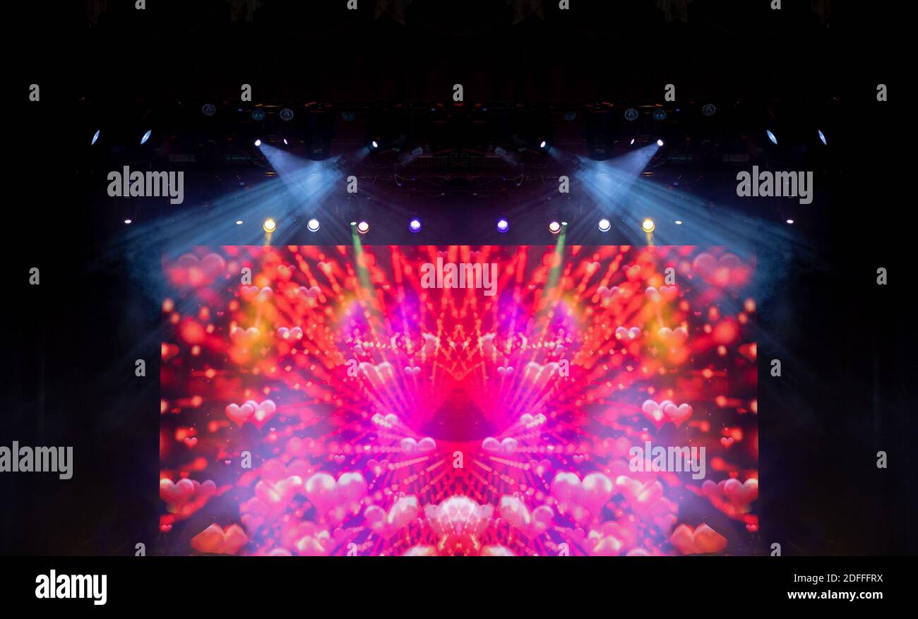 Abstract texture background for design. Stage light and smoke on stage ...