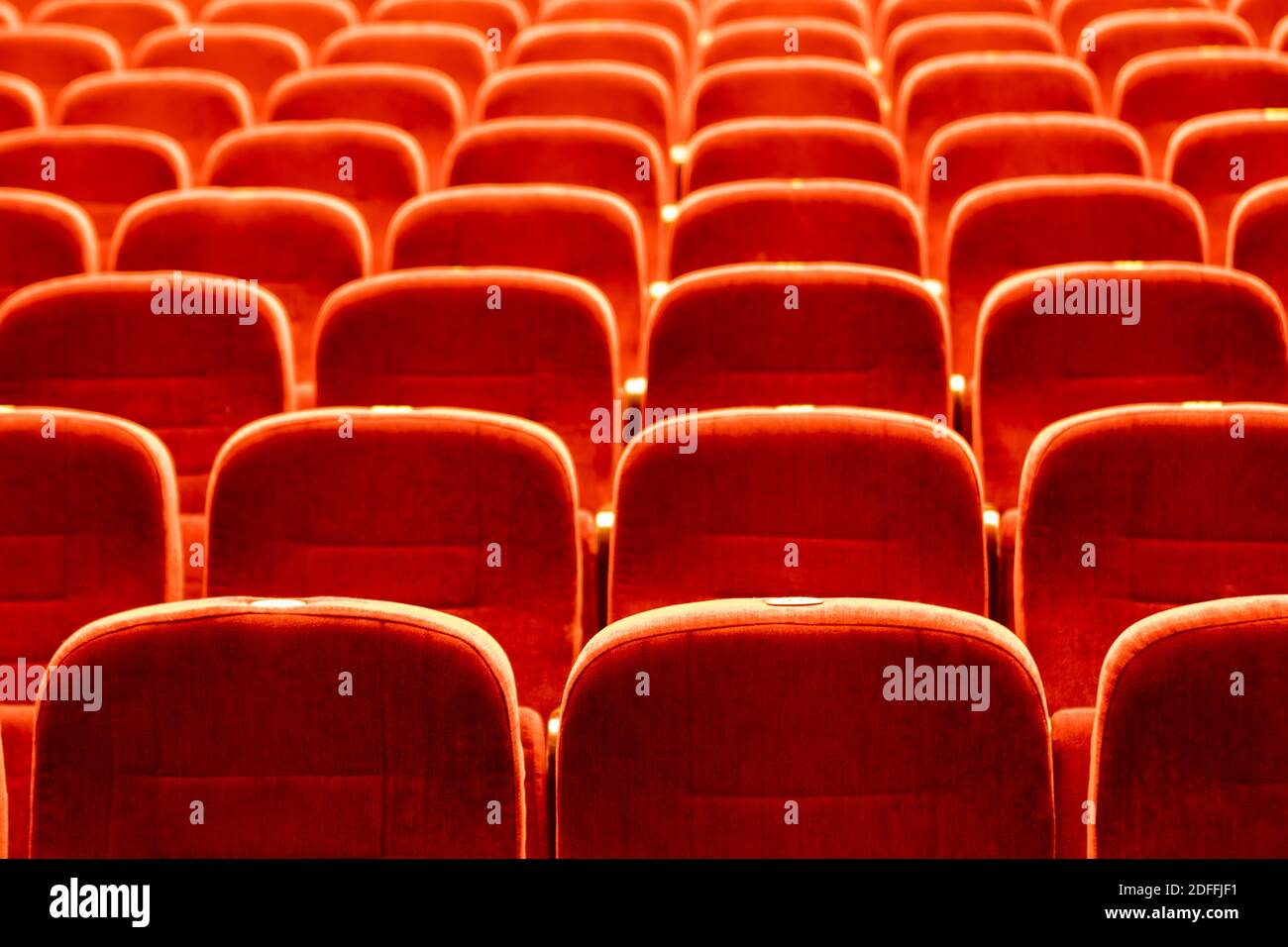 Movie theater lounge seats hi-res stock photography and images - Alamy