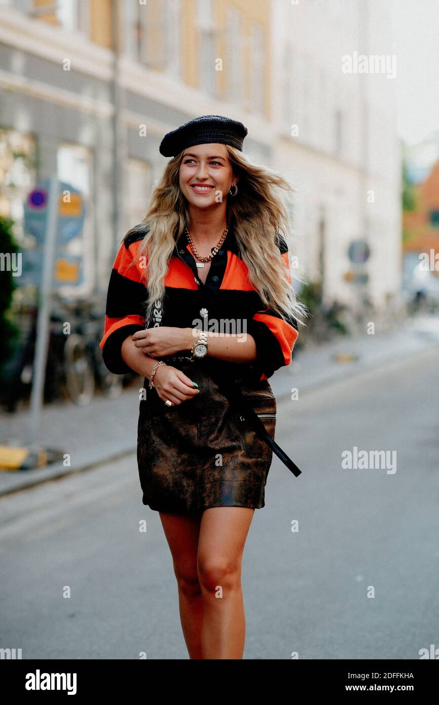 Street Style Emili Sindlev Arriving Ganni Editorial Stock Photo - Stock  Image