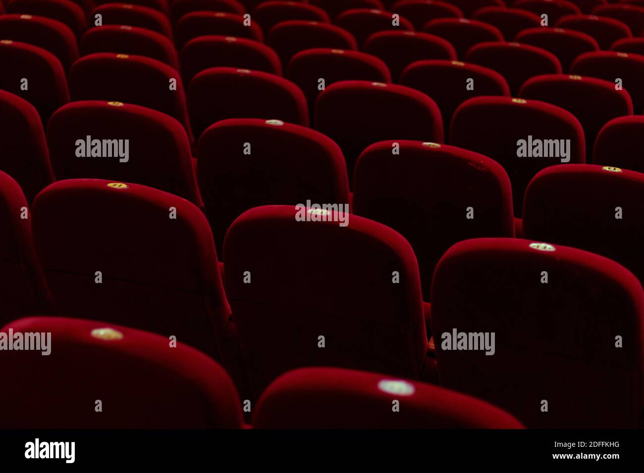 Movie theater lounge seats hi-res stock photography and images - Alamy