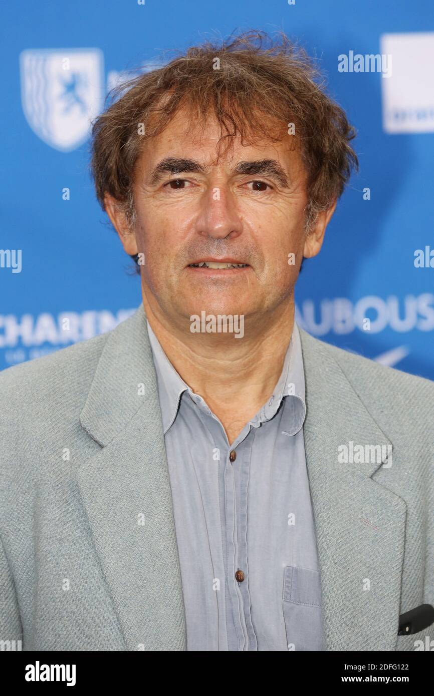Albert Dupontel seen at the Adieu les Cons photocall as part of the ...