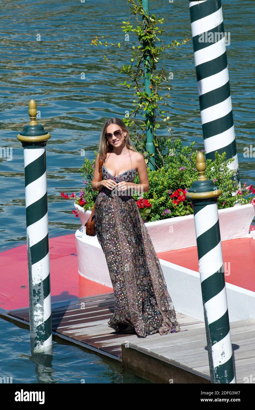 Ester Exposito arriving at the Excelsior for the 77th Venice Film