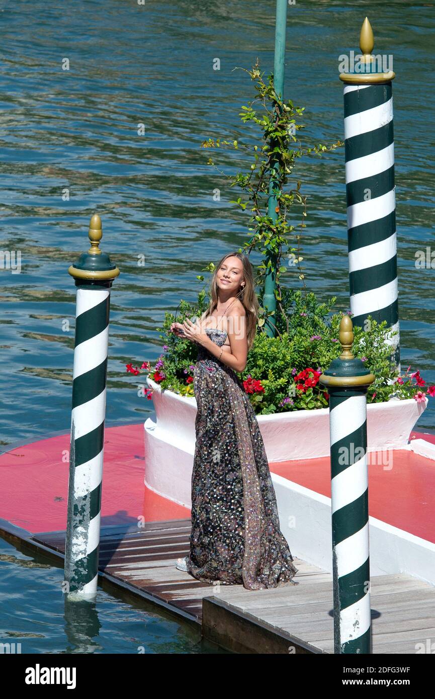 Ester Exposito arriving at the Excelsior for the 77th Venice Film