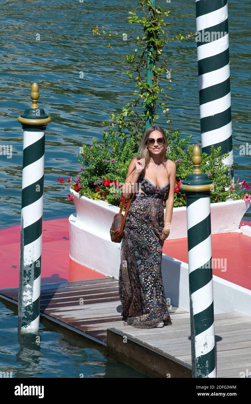 Ester Exposito arriving at the Excelsior for the 77th Venice Film