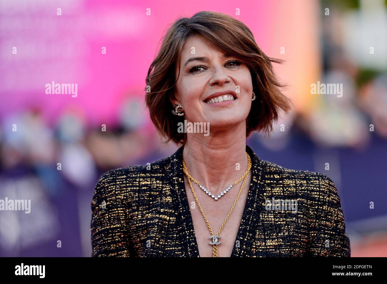 Irene Jacob attending the screening of the movie ADN during the 46th