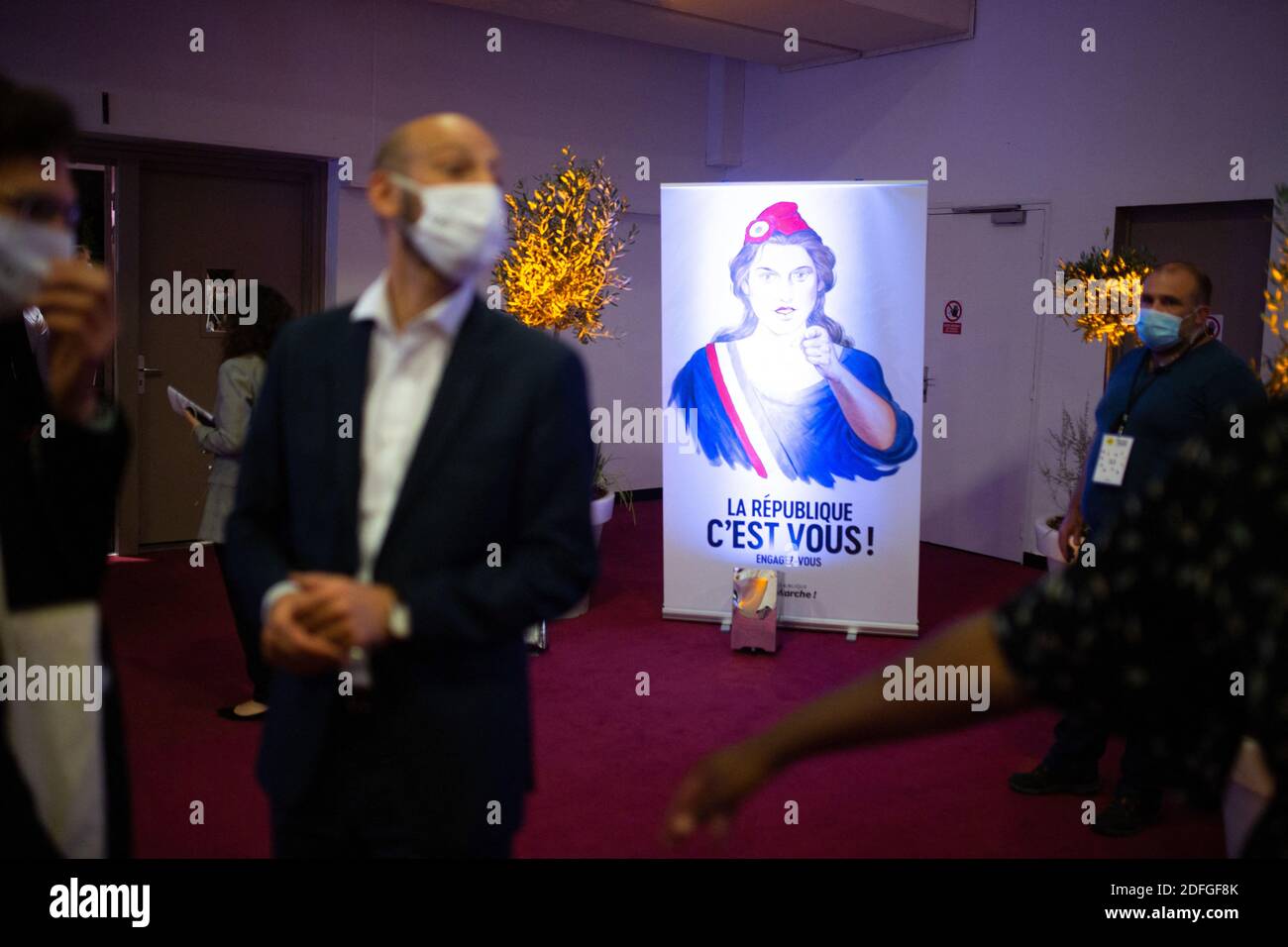 Stanislas Guerini Next To A Sign With The Marianne The Republic Is You La Republique C Est Vous At The Political Plenary Of La Republique En Marche Lrem In Amiens France On September Stanislas Guerini Next To A Sign With The Marianne The Republic Is You La Republique C Est Vous At The Political Plenary Of La Republique En Marche Lrem In Amiens France On September