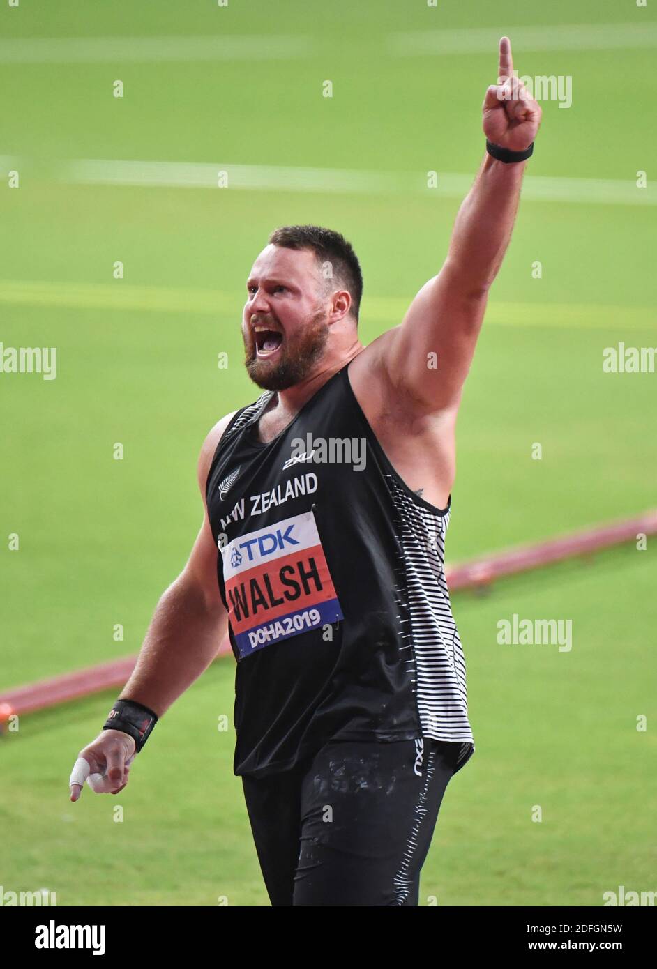 Tomas Walsh (New Zealand). Shot Put Men Bronze Medal. IAAF World