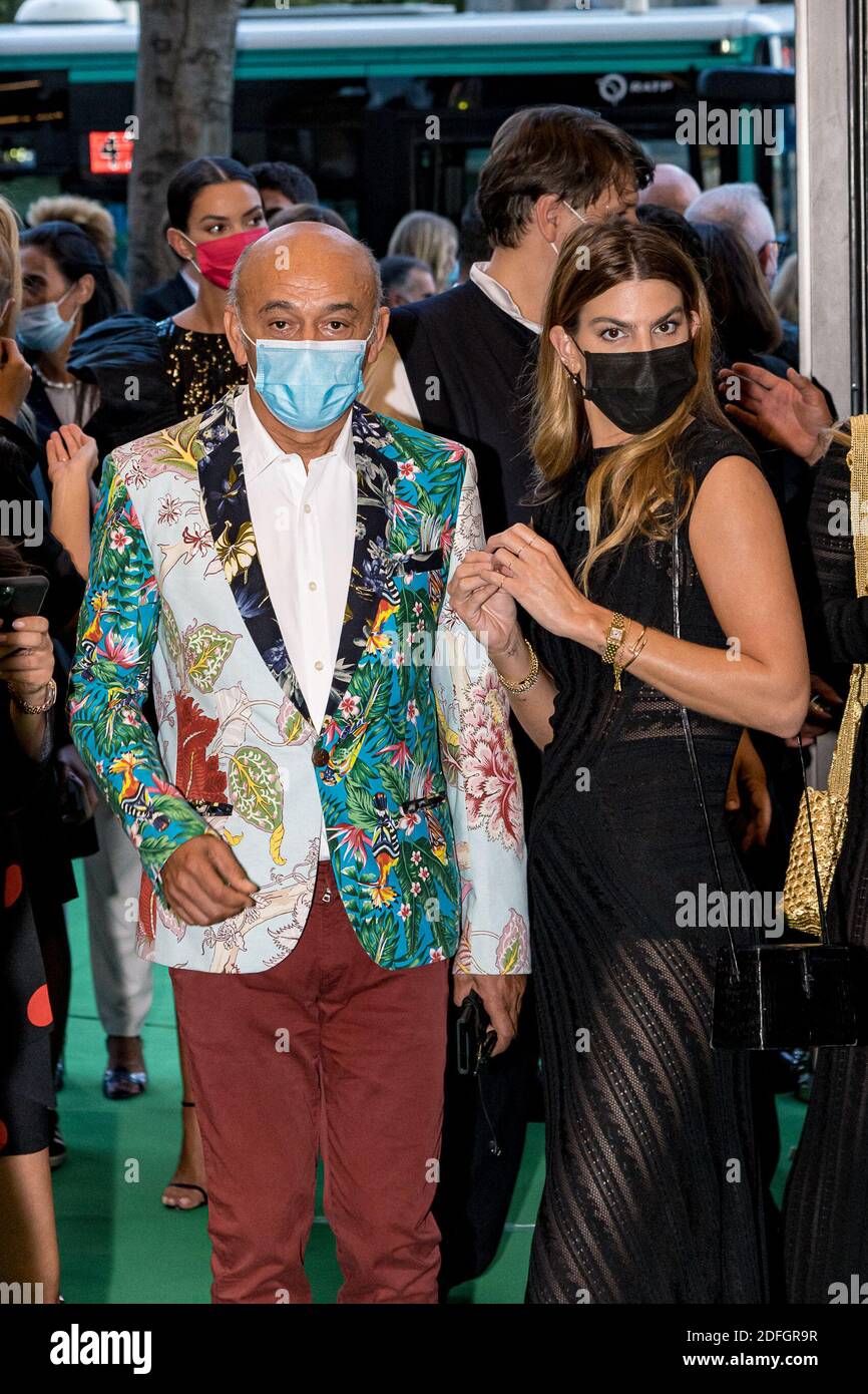 Christian Louboutin with Bianca Brandolini attending the 70th
