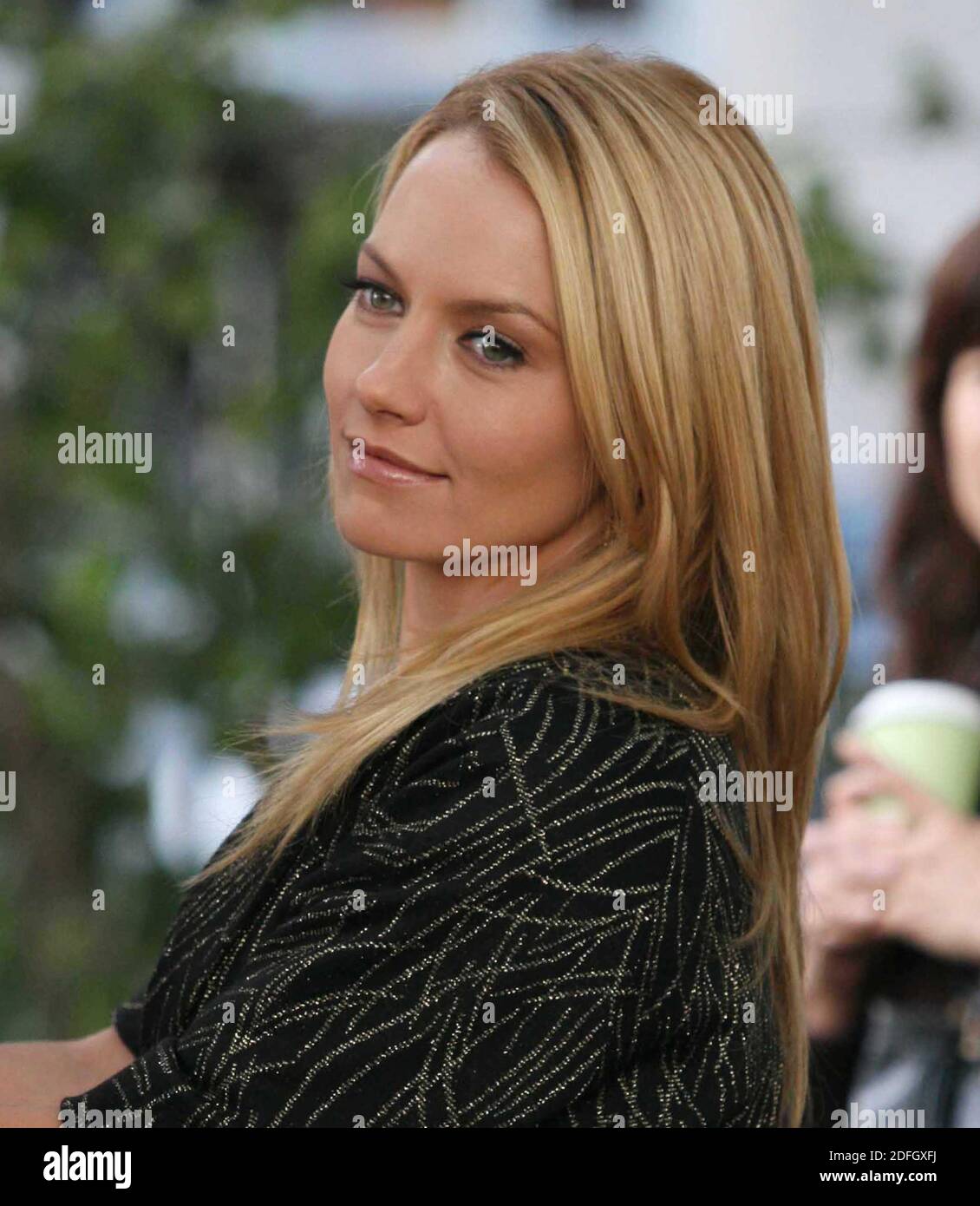 2009 Becki Newton on the set of  Ugly Betty at Copper Square Park Photo By John Barrett/PHOTOlink Stock Photo