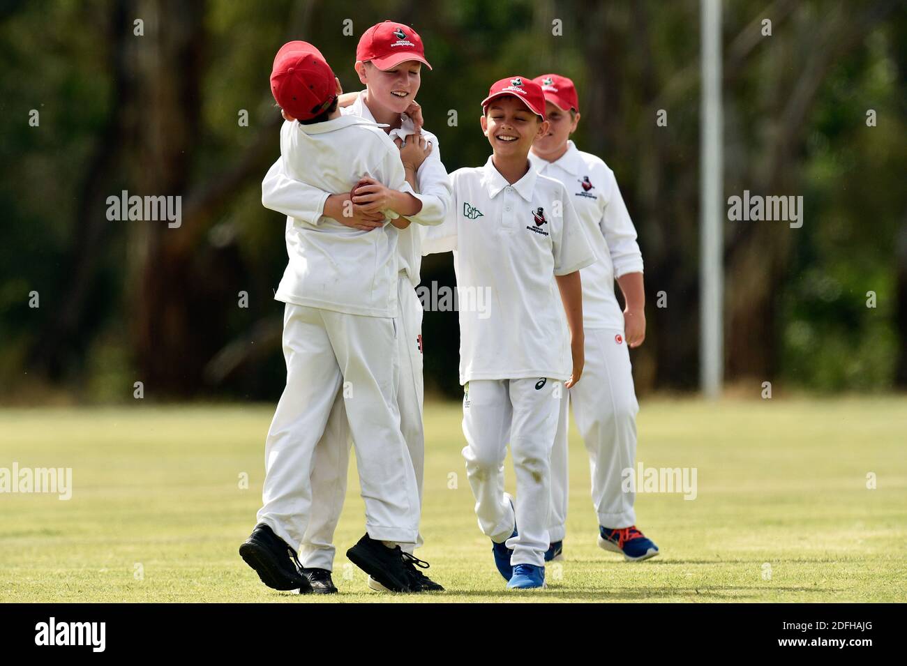 Cricket game with kids hires stock photography and images Alamy