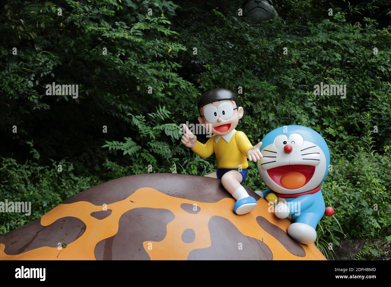 Doraemon And Nobita Sculpture In Fujiko F Fujio Museum In Japan Stock Photo Alamy Doraemon And Nobita Sculpture In Fujiko F Fujio Museum In Japan Stock Photo Alamy
