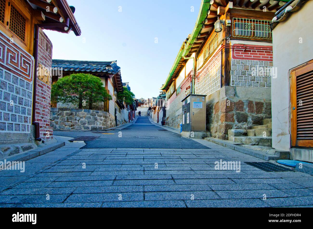 Bukchon Hanok village Korean traditional town in Seoul, South Korea ...