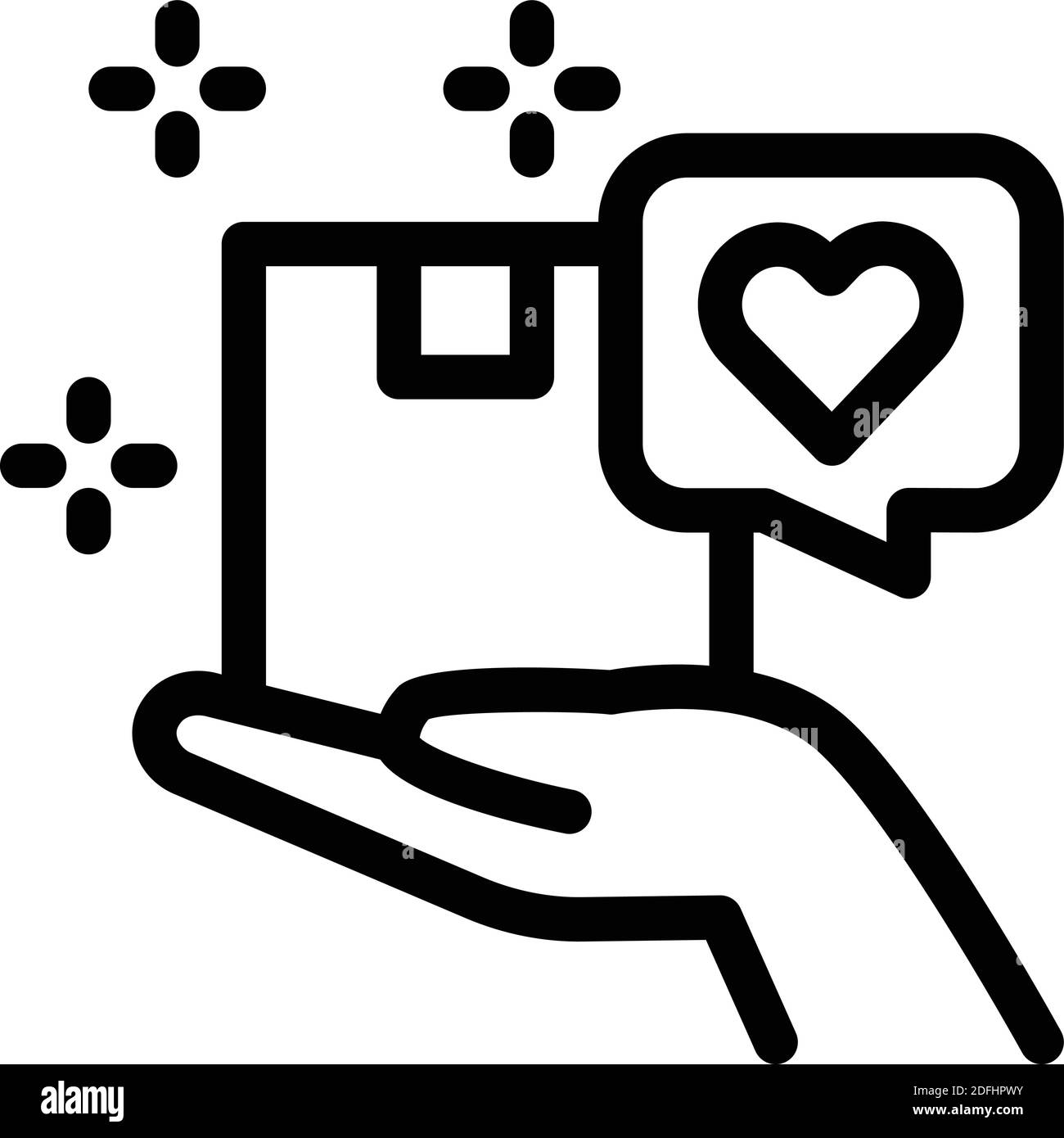 client good deal black icon vector illustration Stock Vector Image ...