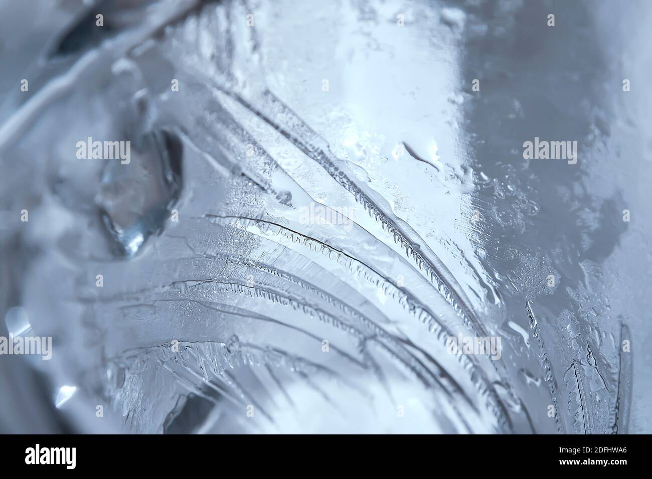 Melting ice surface close up Stock Photo - Alamy
