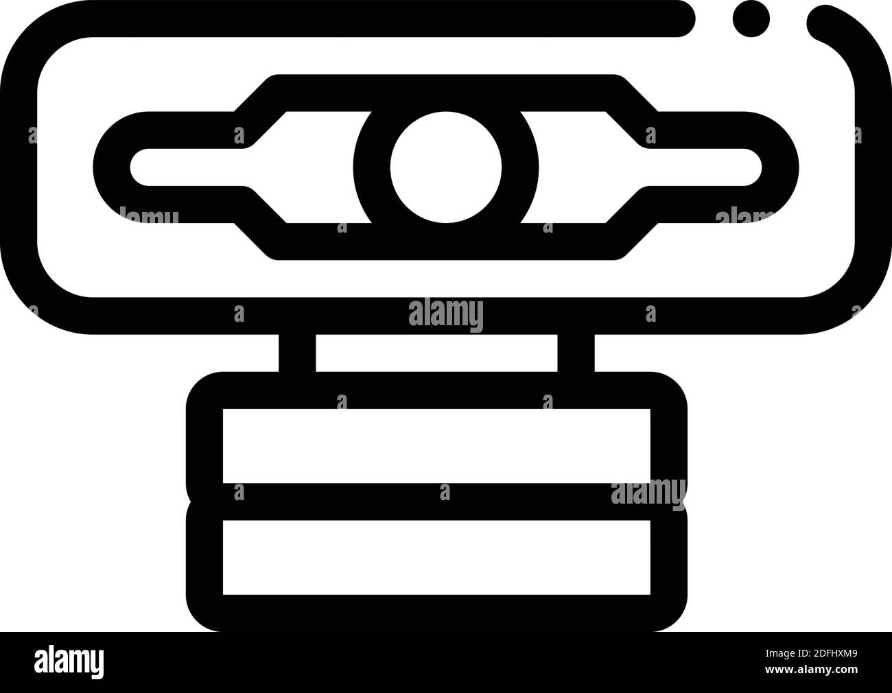 web camera black icon vector illustration Stock Vector Image & Art - Alamy